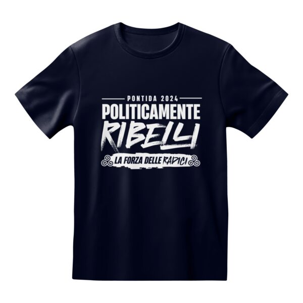 Maglietta "Pontida 2024 - Politicamente Ribelli"